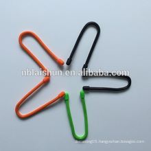 2015 Promotional Silicone Rubber Cable Tie/Silicon Gear Tie/Rubber Silicone Twist Tie